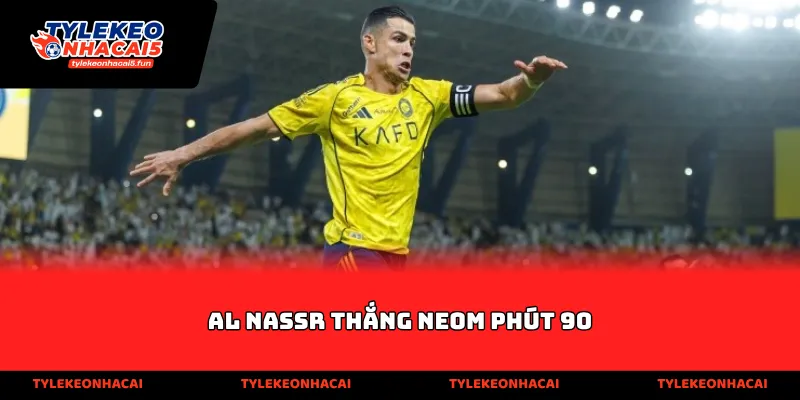Al Nassr thắng Neom phút 90
